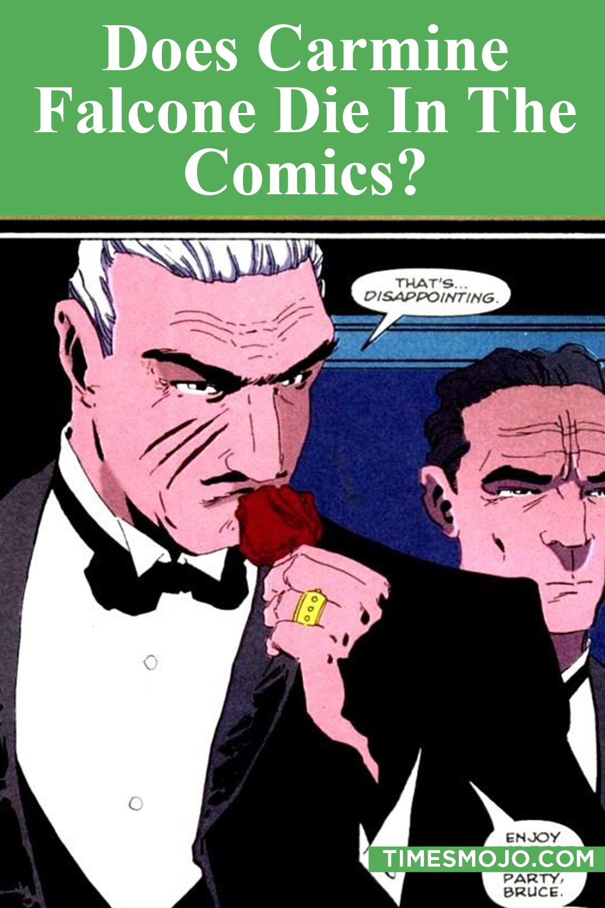 Does Carmine Falcone Die In The Comics