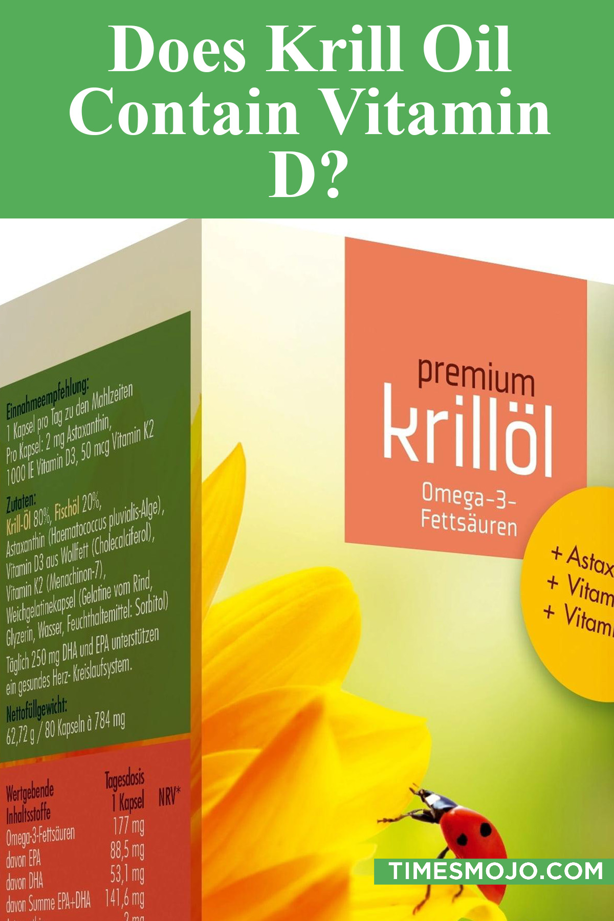 Does Krill Oil Contain Vitamin D