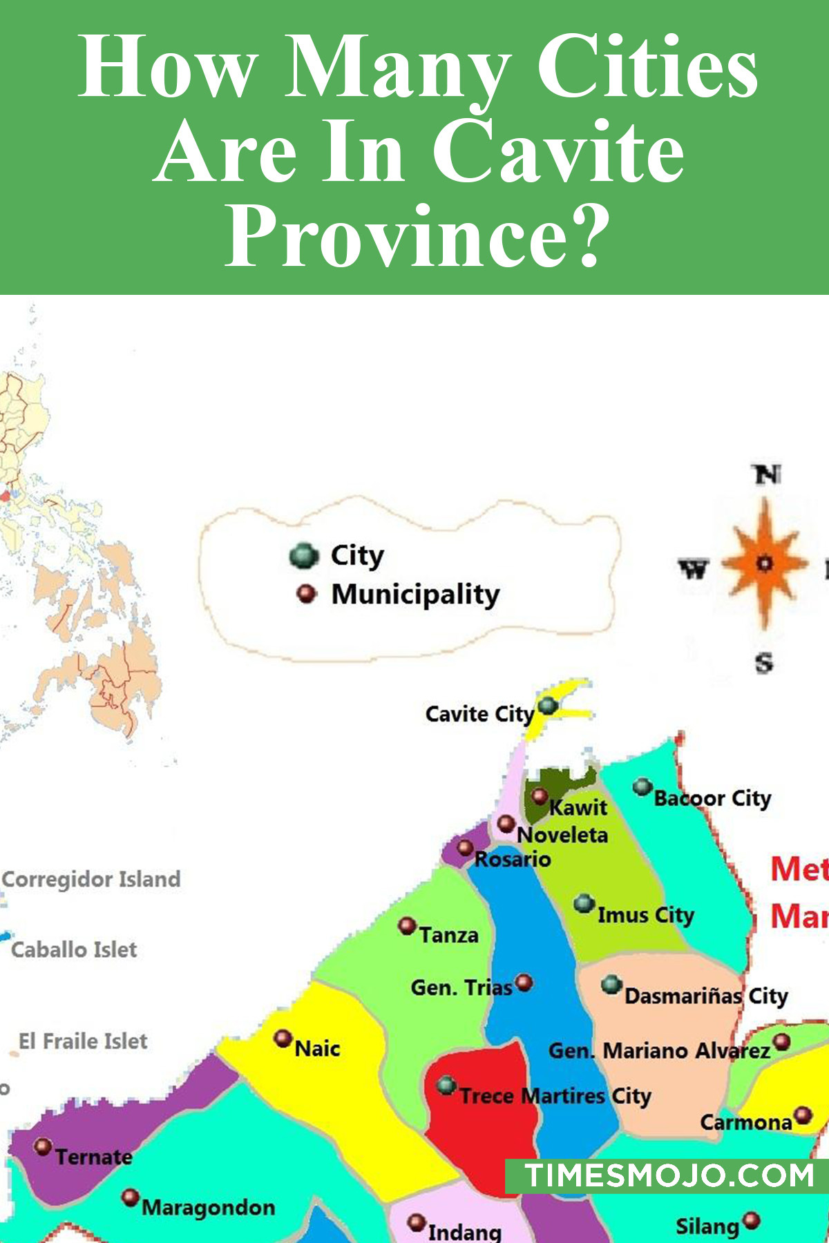 How Many Cities Are In Cavite Province