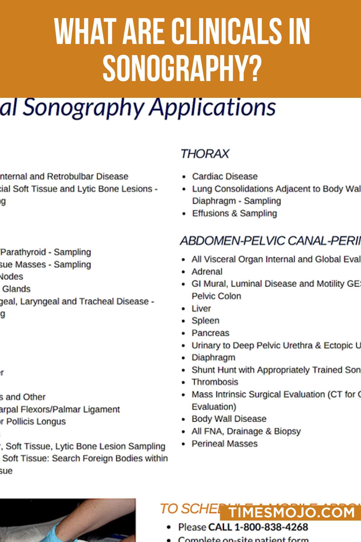 What Are Clinicals In Sonography