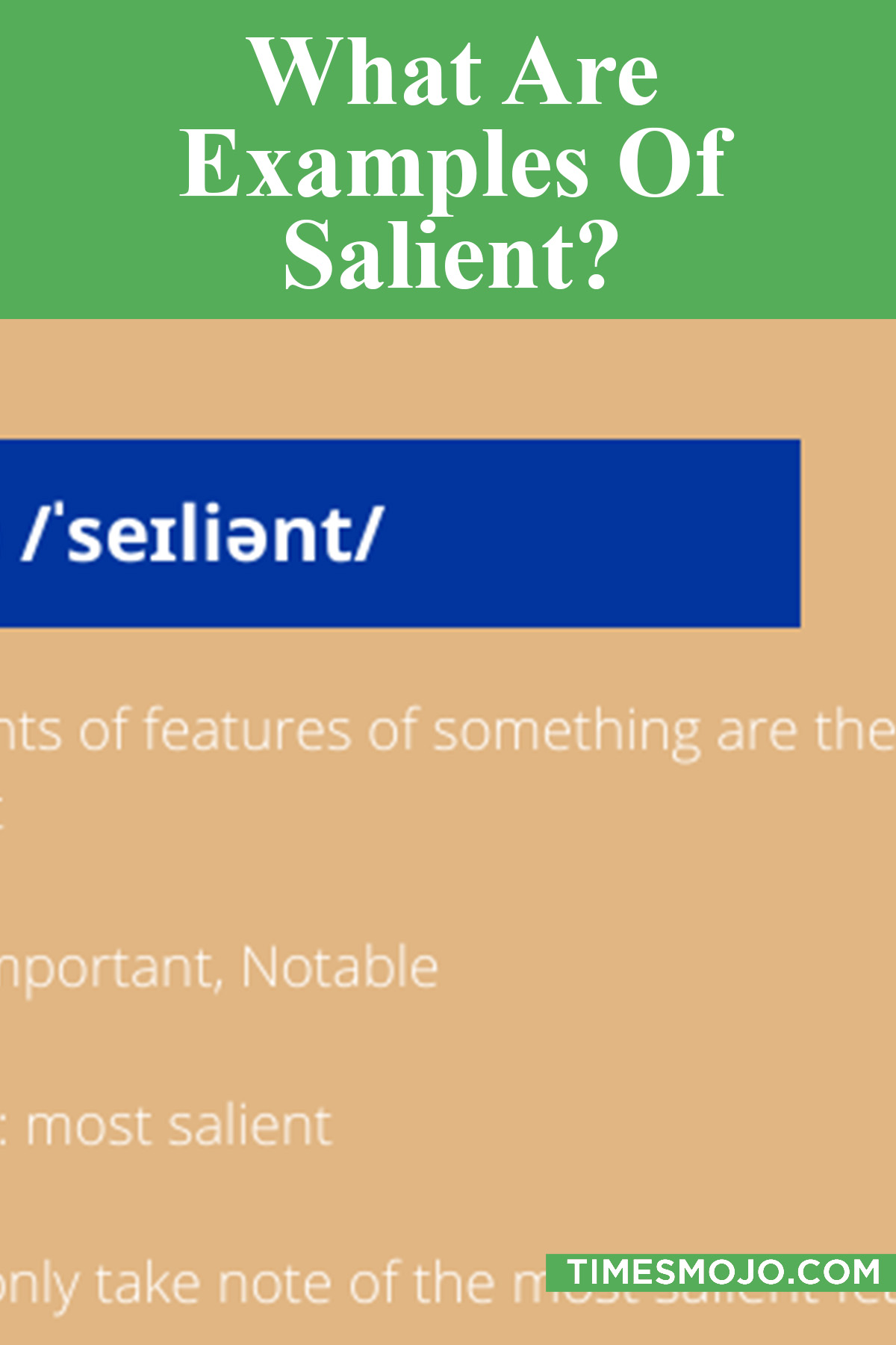 What Are Examples Of Salient