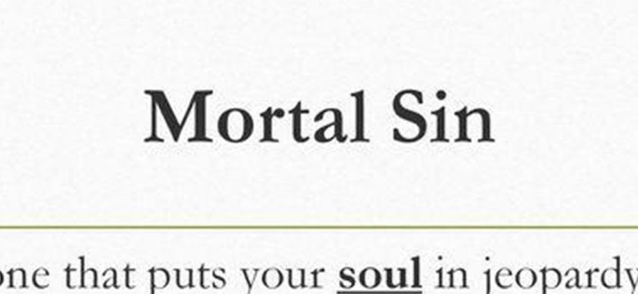 What Are The 4 Mortal Sins