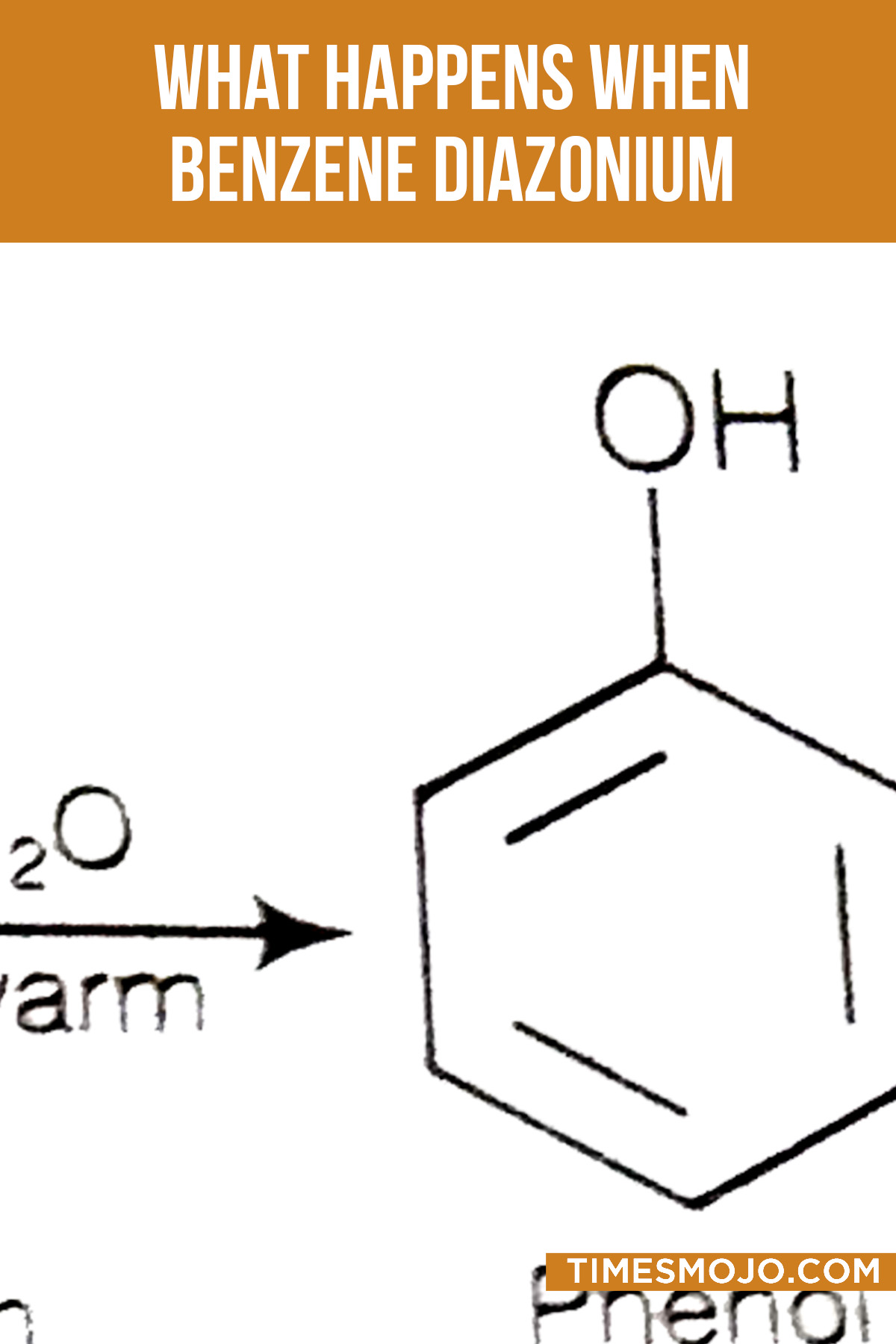 What Happens When Benzene Diazonium Chloride Is Heated With Water