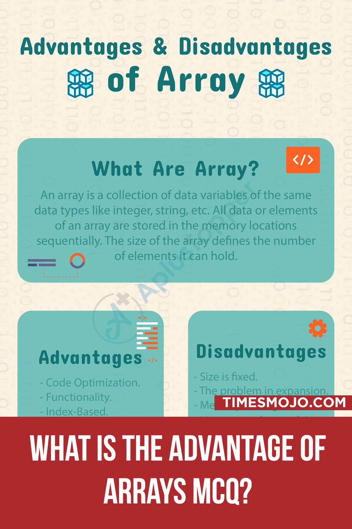 What Is The Advantage Of Arrays Mcq