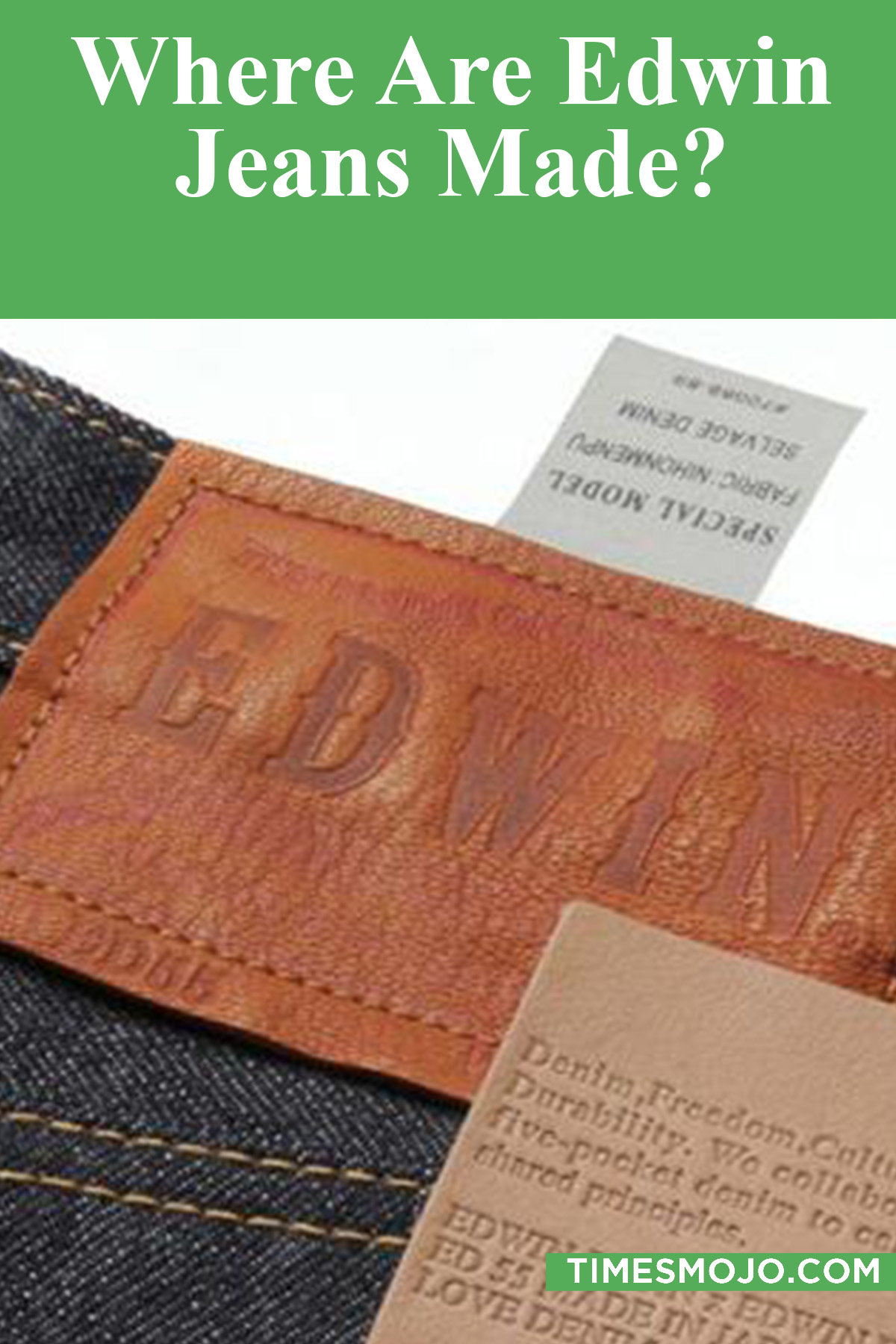 Where Are Edwin Jeans Made