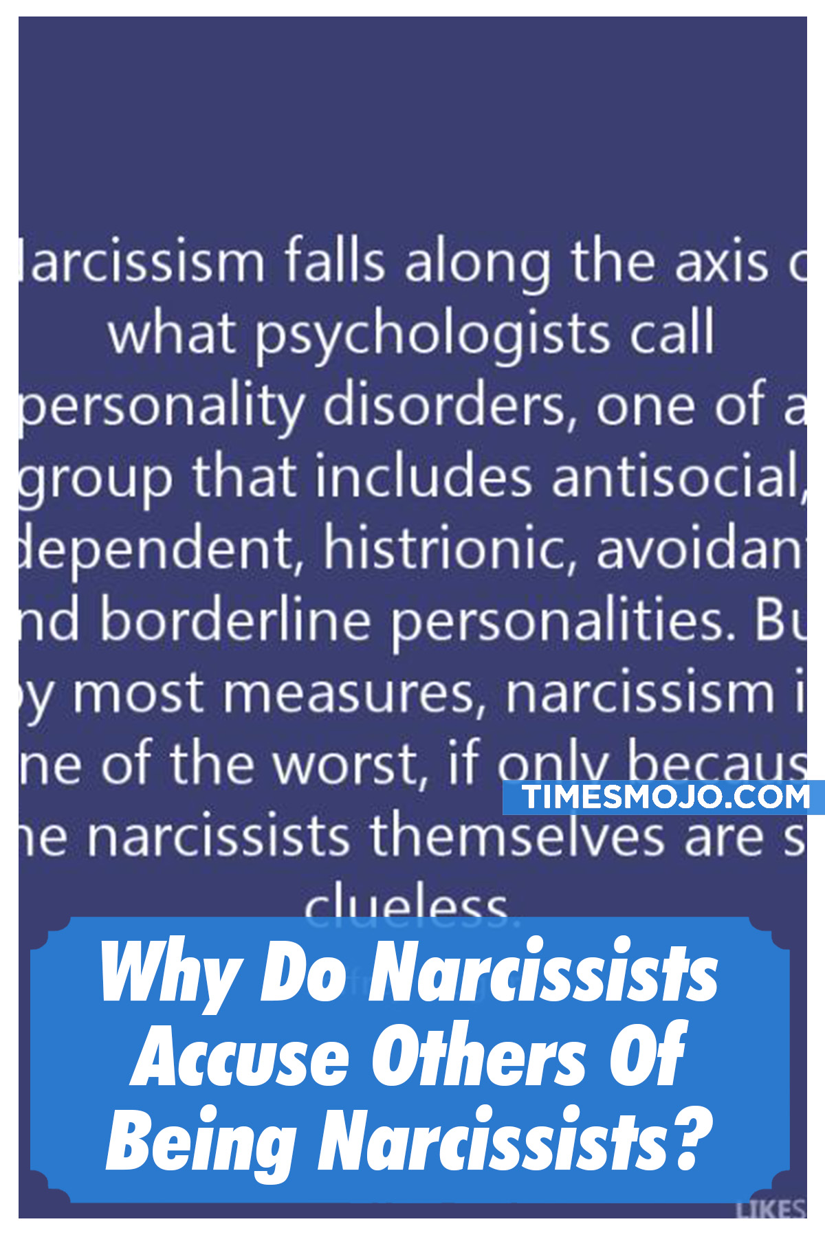 Do Narcissists Think Others Are Narcissists